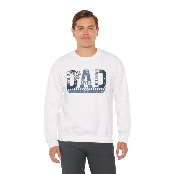 Fashion Dad Crewneck Sweatshirt, Father's Day Gift, Gift for Him, Casual Wear, Men Sweatshirt