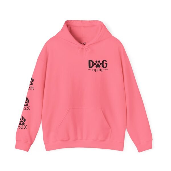 Personalized Mom Cozy Dog Lover Hoodie, Pet Owner Gift, Dog Mom Hoodie, Animal Lover Sweatshirt