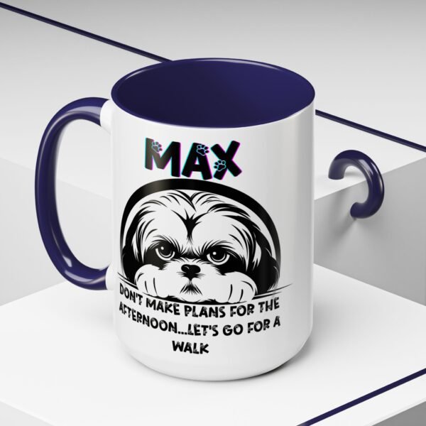 Personalized Coffee Mug 11/15oz Funny Dog Lover Gift, Pet Owner Mug, Cute Coffee Cup, Dog Walk Reminder