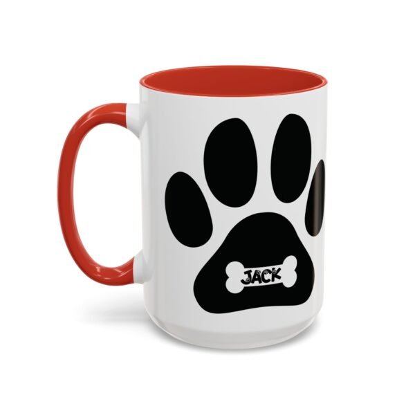 Personalized Coffee Mug, Dog Lover Gift, Personalized Pet Mug, Animal Lover Cup, Cute Paw Design Coffee Cup