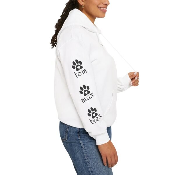 Personalized Mom Cozy Dog Lover Hoodie, Pet Owner Gift, Dog Mom Hoodie, Animal Lover Sweatshirt