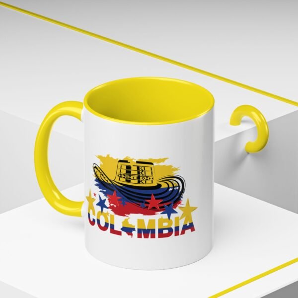 9541159011121130969_2048.jpeg Colombian Pride Coffee Mug, Accent Mug, Present for Coffee Lovers, Travel Souvenir 11/15 oz