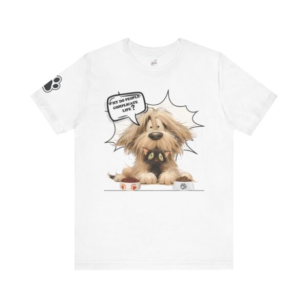 Cute Pet-Themed Unisex Jersey Tee Design