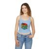 Beach Vibe Tank Top - Just Surf, Summer Top, Vacation Wear, Gift for Surfers, Tropical Style, Casual Summer Outfit
