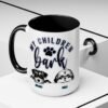 Personalized Dog Lover's Accent Coffee Mug with Cute Pup Design, Pet Owner Gift, Birthday Gift for Dog Moms, Dog Dad Coffee Cup