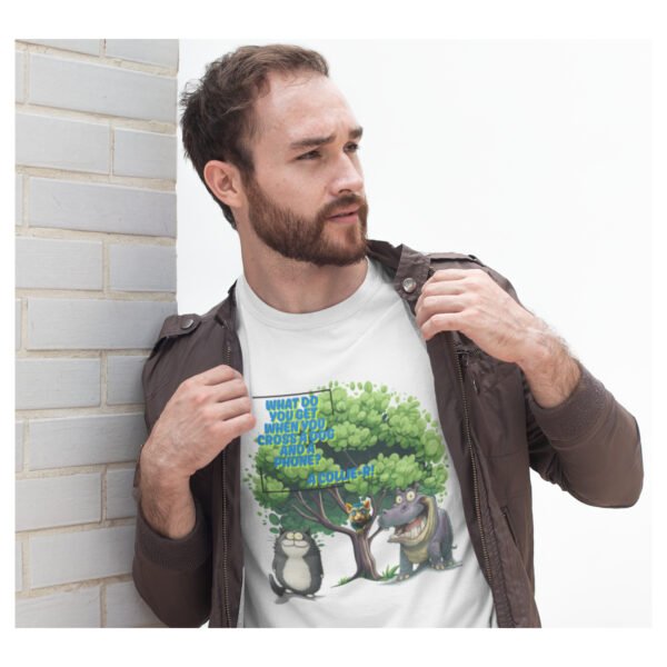 Fun Animal Graphic Tee, Casual Unisex T-Shirt, Nature Lovers Shirt, Gift for Wildlife Enthusiasts, Cute Animal Apparel