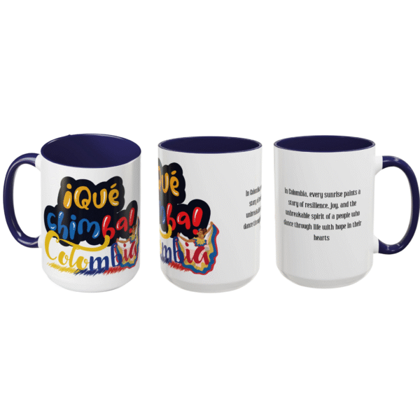Diseño sin título (7) Vibrant Inspirational Coffee Mug Colombian Spirit