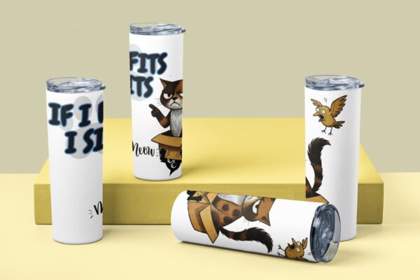 Cat in a Box 20 oz Tumbler