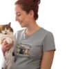 My Life is Ruled by Tiny Furry Overlords Personalized  T-Shirt, Funny Cat Lover Tee, Gift for Pet Owners, Animal Lover Apparel