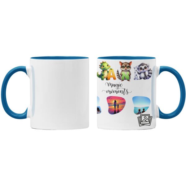 Personalized Moments Coffee Mug, Cute Animal Coffee Cup, Gift for Animal Lovers,  Drinkware, Fun Home Office Decor