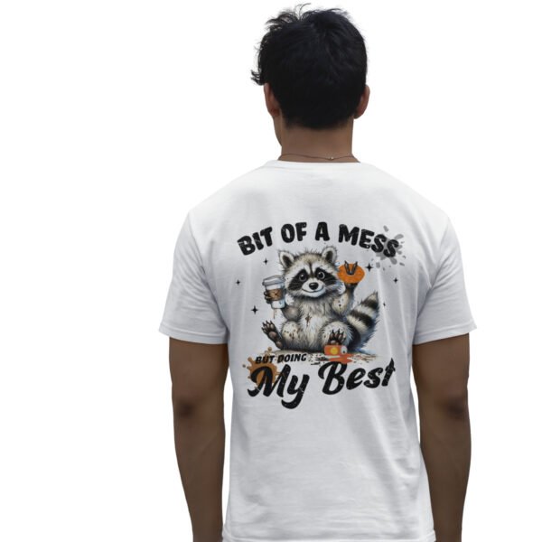 Whimsical Raccoon Graphic Tee - Funny Animal Lover T-Shirt, Gift for Friends, Casual Wear, Birthday Gift, Unisex Softstyle