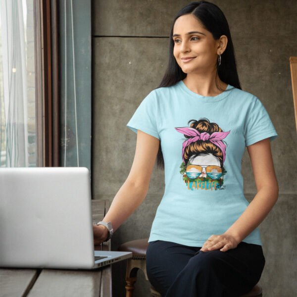 Lake Life Women's Tee, Perfect for Summer, Casual Style, Beachwear, Gifts for Nature Lovers, Outdoor Enthusiasts