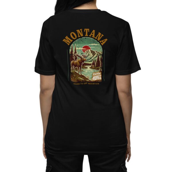 Montana Graphic Unisex T-Shirt, Nature Lover Gift, Casual Wear, Adventure Tee, Travel Souvenir