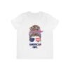 Patriotic Ladies Tee, Perfect for July 4th, Summer BBQs, Casual Wear, Gifts for American Girl, USA Pride Shirt,  For Active Women