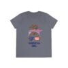 Patriotic Ladies Tee, Perfect for July 4th, Summer BBQs, Casual Wear, Gifts for American Girl, USA Pride Shirt,  For Active Women
