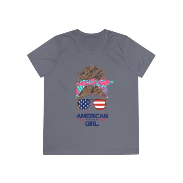 Patriotic Ladies Tee, Perfect for July 4th, Summer BBQs, Casual Wear, Gifts for American Girl, USA Pride Shirt,  For Active Women
