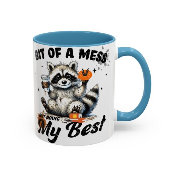 10462060895051860612_2048.jpeg Whimsical Raccoon Coffee Mug, Cute Animal Lover Gift, Funny Quote Coffee Cup, Fun Home Decor, Perfect for Birthdays and Holidays