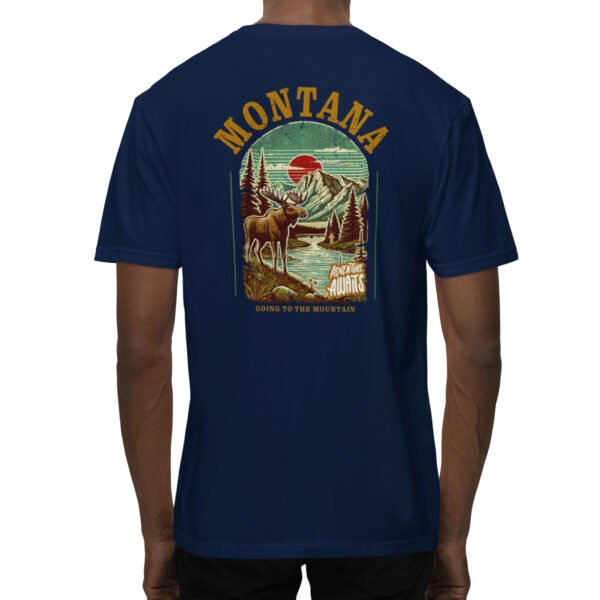 Montana Graphic Unisex T-Shirt, Nature Lover Gift, Casual Wear, Adventure Tee, Travel Souvenir