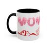 Mom Accent Coffee Mug, Perfect Gift for Mother's Day, Love Quotes, Heart Design, Great Gifts For Mom, Home Decor