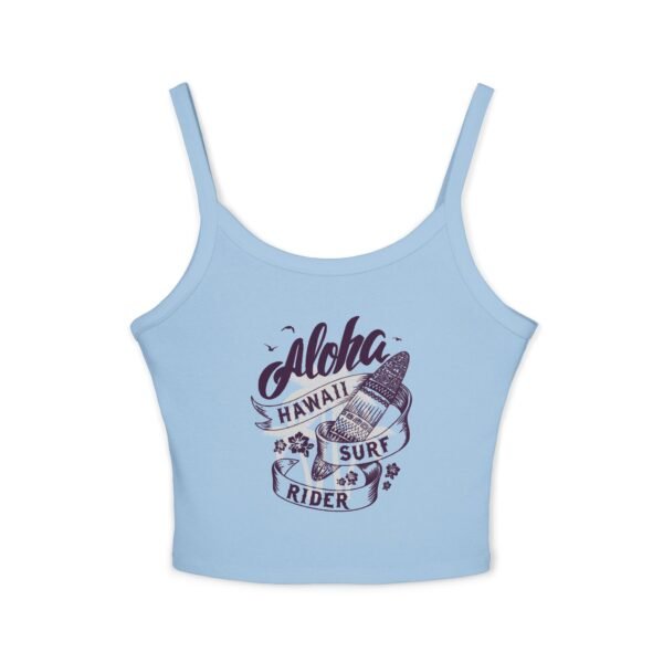 Aloha Surf Rider Women’s Tank Top – Tropical Beachwear, Summer Casual Outfit, Surf-Inspired Vacation Gift for Her