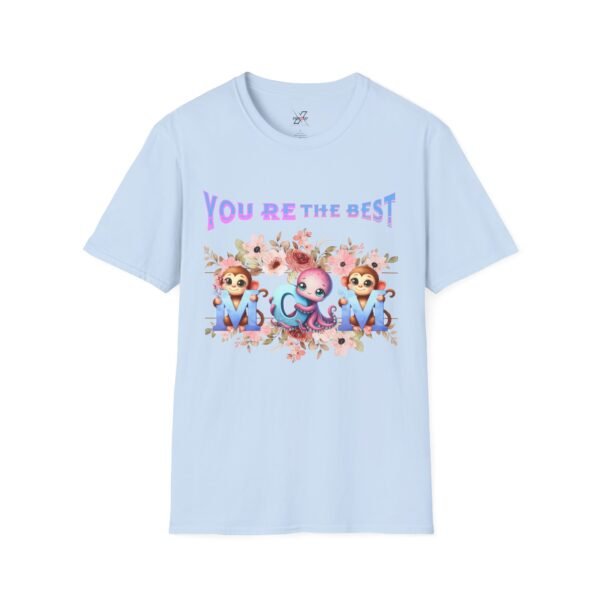 You’re the Best, Women Softstyle T-Shirt, Cute Animal Gift Tee, Birthday, Mother’s Day, Fun Casual Top, Funny Graphic Shirt