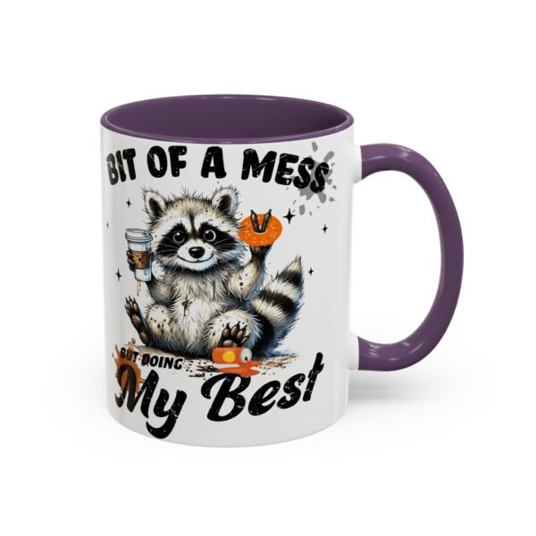 11495719847051816763_2048.jpeg Whimsical Raccoon Coffee Mug, Cute Animal Lover Gift, Funny Quote Coffee Cup, Fun Home Decor, Perfect for Birthdays and Holidays