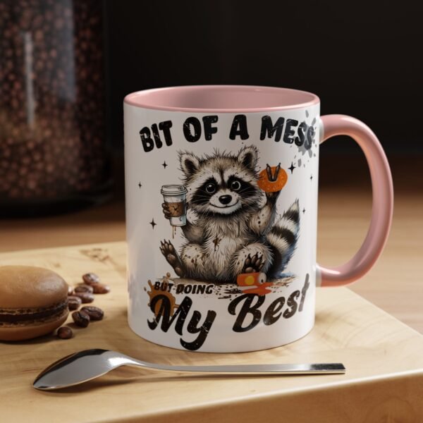 1158746078849062724_2048.jpeg Whimsical Raccoon Coffee Mug, Cute Animal Lover Gift, Funny Quote Coffee Cup, Fun Home Decor, Perfect for Birthdays and Holidays