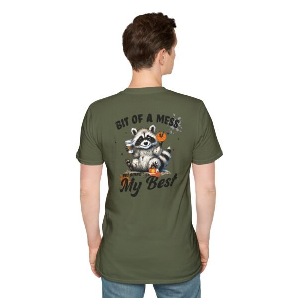 Whimsical Raccoon Graphic Tee - Funny Animal Lover T-Shirt, Gift for Friends, Casual Wear, Birthday Gift, Unisex Softstyle