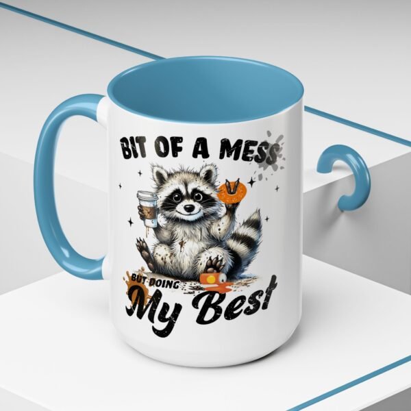 12186986588480162330_2048.jpeg Whimsical Raccoon Coffee Mug, Cute Animal Lover Gift, Funny Quote Coffee Cup, Fun Home Decor, Perfect for Birthdays and Holidays