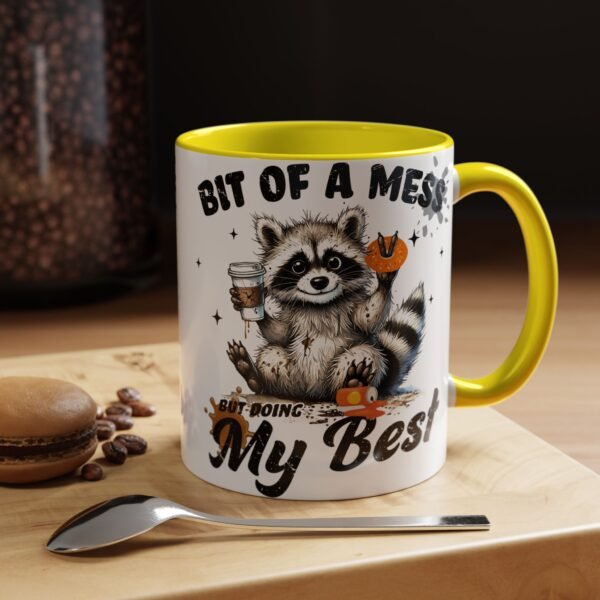 12197329805272828380_2048.jpeg Whimsical Raccoon Coffee Mug, Cute Animal Lover Gift, Funny Quote Coffee Cup, Fun Home Decor, Perfect for Birthdays and Holidays