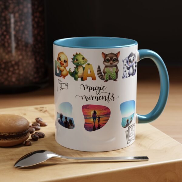 Personalized Moments Coffee Mug, Cute Animal Coffee Cup, Gift for Animal Lovers,  Drinkware, Fun Home Office Decor