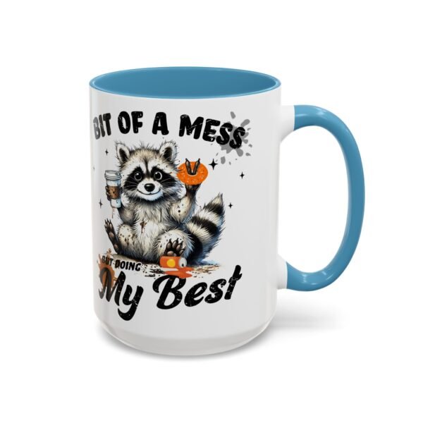12538263053356558954_2048.jpeg Whimsical Raccoon Coffee Mug, Cute Animal Lover Gift, Funny Quote Coffee Cup, Fun Home Decor, Perfect for Birthdays and Holidays