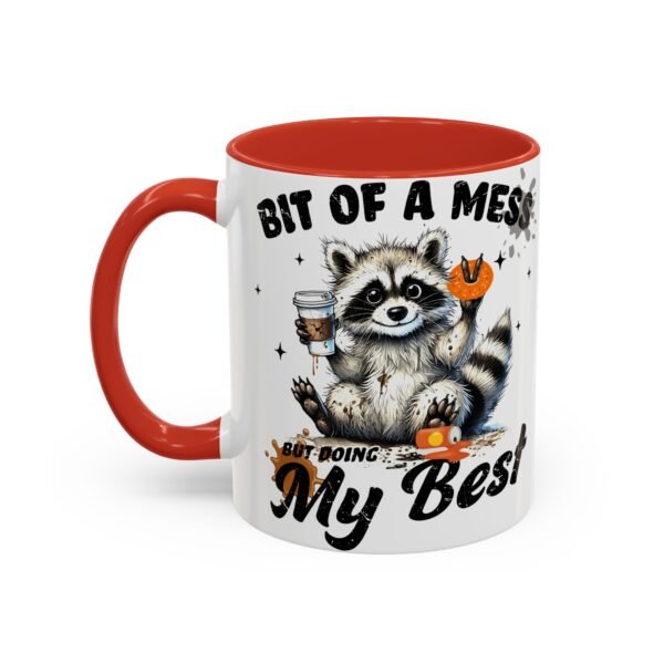 12673912646835253866_2048.jpeg Whimsical Raccoon Coffee Mug, Cute Animal Lover Gift, Funny Quote Coffee Cup, Fun Home Decor, Perfect for Birthdays and Holidays