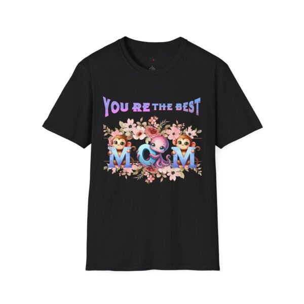 You’re the Best, Women Softstyle T-Shirt, Cute Animal Gift Tee, Birthday, Mother’s Day, Fun Casual Top, Funny Graphic Shirt
