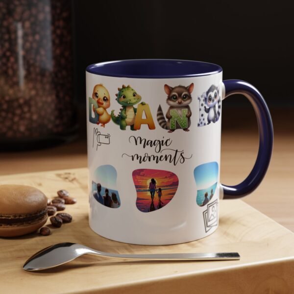 Personalized Moments Coffee Mug, Cute Animal Coffee Cup, Gift for Animal Lovers,  Drinkware, Fun Home Office Decor