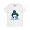 Stay Wild Exclusive Women V-Neck Tee, Summer Fun Shirt, Casual Wear, Graphic Tee, Gift for Adventurers, Festival Outfit