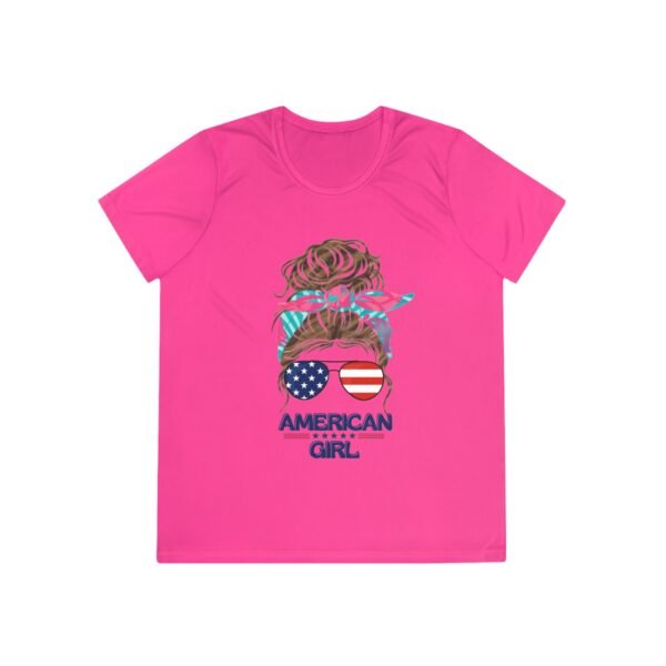 Patriotic Ladies Tee, Perfect for July 4th, Summer BBQs, Casual Wear, Gifts for American Girl, USA Pride Shirt,  For Active Women
