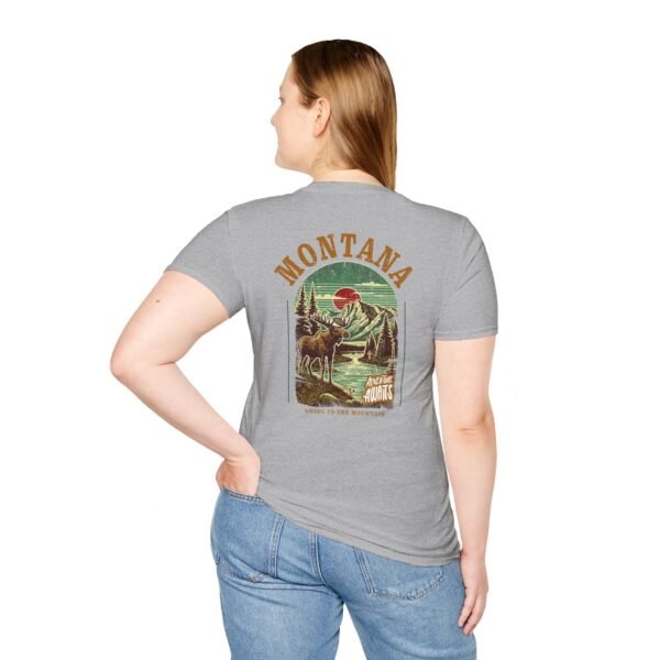 Montana Graphic Unisex T-Shirt, Nature Lover Gift, Casual Wear, Adventure Tee, Travel Souvenir