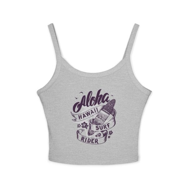Aloha Surf Rider Women’s Tank Top – Tropical Beachwear, Summer Casual Outfit, Surf-Inspired Vacation Gift for Her