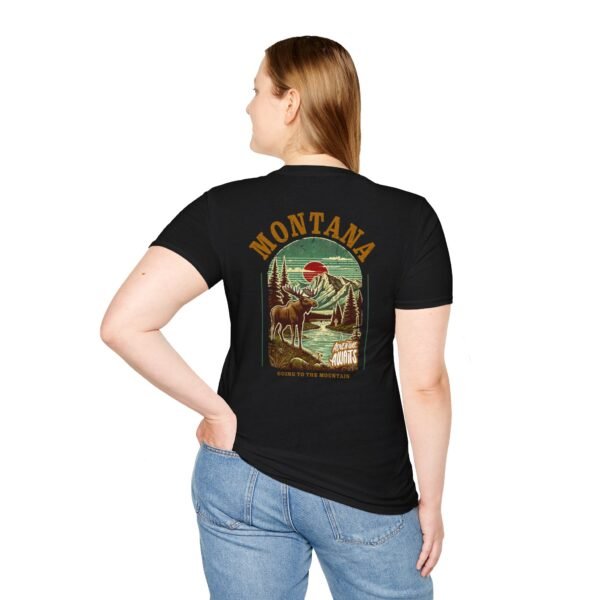 Montana Graphic Unisex T-Shirt, Nature Lover Gift, Casual Wear, Adventure Tee, Travel Souvenir