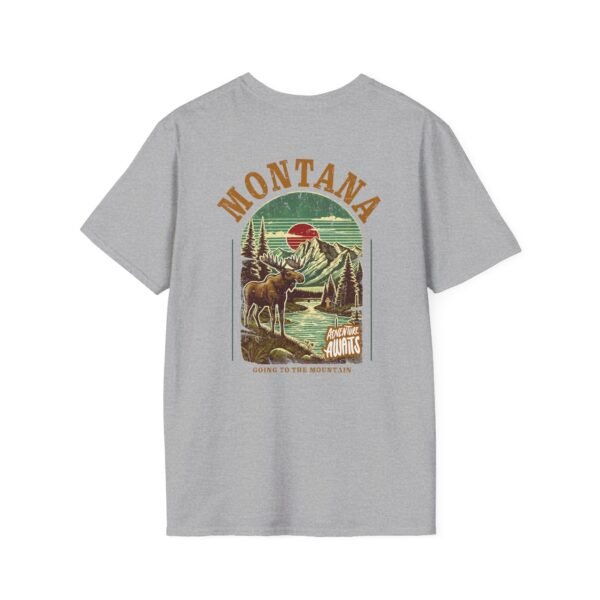 Montana Graphic Unisex T-Shirt, Nature Lover Gift, Casual Wear, Adventure Tee, Travel Souvenir