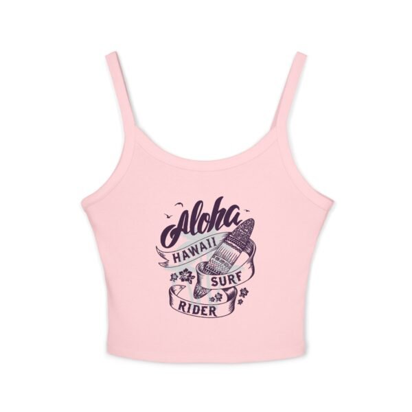 Aloha Surf Rider Women’s Tank Top – Tropical Beachwear, Summer Casual Outfit, Surf-Inspired Vacation Gift for Her