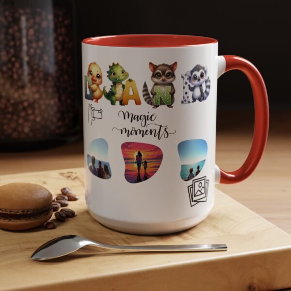 Personalized Moments Coffee Mug, Cute Animal Coffee Cup, Gift for Animal Lovers,  Drinkware, Fun Home Office Decor
