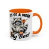 Whimsical Raccoon Coffee Mug, Cute Animal Lover Gift, Funny Quote Coffee Cup, Fun Home Decor, Perfect for Birthdays and Holidays