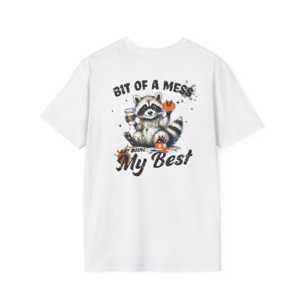 Whimsical Raccoon Graphic Tee - Funny Animal Lover T-Shirt, Gift for Friends, Casual Wear, Birthday Gift, Unisex Softstyle