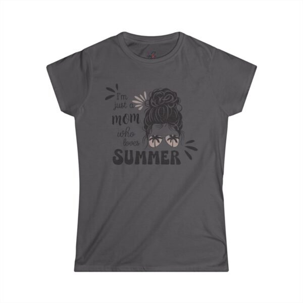 Summer Vibes Mom Tee, Women’s Softstyle Shirt, Summer T-Shirt, Gift for Moms, Summer Outfit, Cute Graphic Tee