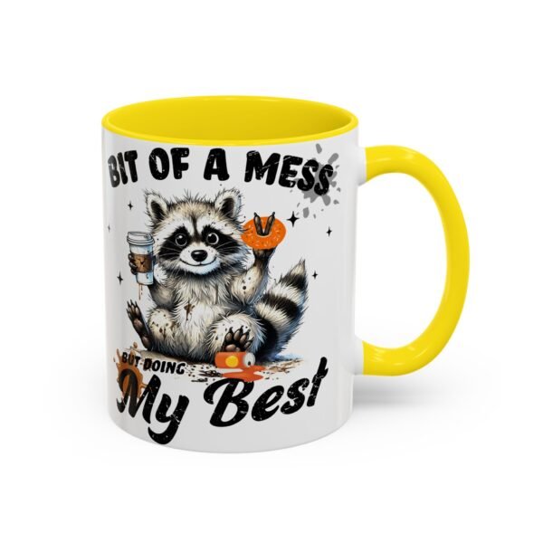 15737831541010830726_2048.jpeg Whimsical Raccoon Coffee Mug, Cute Animal Lover Gift, Funny Quote Coffee Cup, Fun Home Decor, Perfect for Birthdays and Holidays