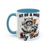 Whimsical Raccoon Coffee Mug, Cute Animal Lover Gift, Funny Quote Coffee Cup, Fun Home Decor, Perfect for Birthdays and Holidays