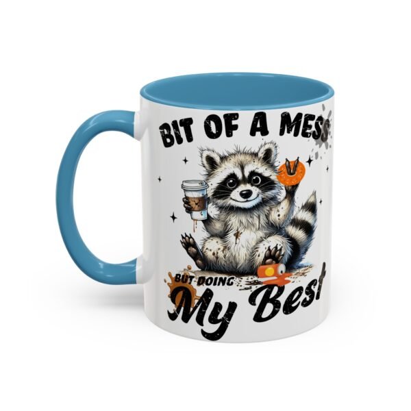 15955749501409609416_2048.jpeg Whimsical Raccoon Coffee Mug, Cute Animal Lover Gift, Funny Quote Coffee Cup, Fun Home Decor, Perfect for Birthdays and Holidays