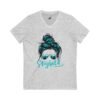 Stay Wild Exclusive Women V-Neck Tee, Summer Fun Shirt, Casual Wear, Graphic Tee, Gift for Adventurers, Festival Outfit